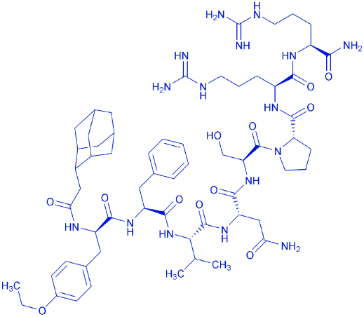 无环加压素类似物,(1-Adamantaneacetyl1,D-Tyr(Et)2,Val4,Abu6, Arg8.9)-Vasopressin