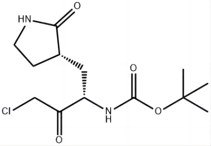 ((S)-4-氯-3-氧代-1-((S)-2-氧代吡咯烷-3-基)丁-2-基)氨基甲酸叔丁酯,tert-Butyl((S)-4-chloro-3-oxo-1-((S)-2-oxopyrrolidin-3-yl)butan-2-yl)carbamate