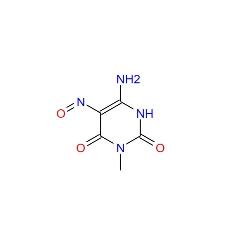 6-氨基-5-亚硝基-3-甲基尿嘧啶,6-Amino-5-nitroso-3-methyluracil