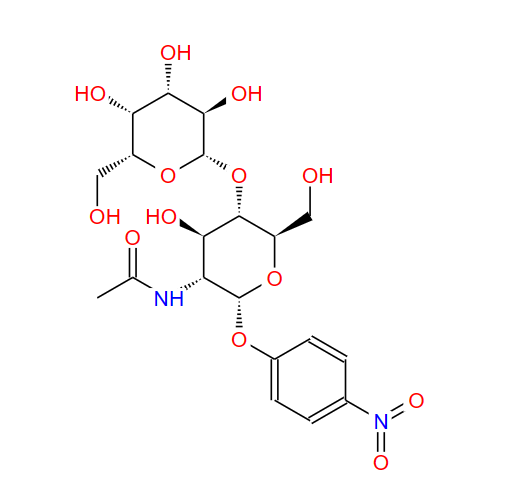 4-硝基苯基 2-(乙酰氨基)-2-脱氧-4-O-BETA-D-吡喃半乳糖基-ALPHA-D-吡喃葡萄糖苷,GAL1-B-4GLCNAC-A-PNP