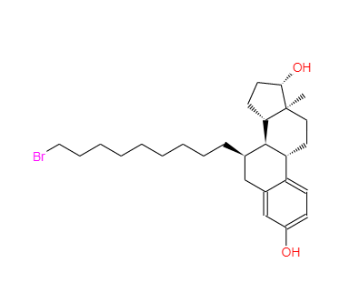 (7α,17β)-7-(9-溴壬基)雌甾-1,3,5(10)-三烯-3,17-二醇,(7a,17b)-7-(9-Bromononyl)estra-1,3,5(10)-triene-3,17-diol