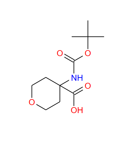 4-(BOC-氨基)四氢吡喃-4-羧酸,4-N-BOC-AMINO-4-CARBOXYTETRAHYDROPYRAN