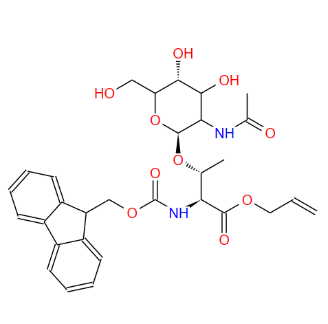 O- [2-乙酰氨基-2-脫氧-Α-D-吡喃半乳糖基] -N-FMOC-L-蘇氨酸2-丙烯-1-基酯,N-Fmoc-O-[2-acetamido-2-deoxy-α-D-galactopyranosyl]-L-threonine Allyl Ester