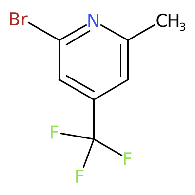 2-溴-6-甲基-4-(三氟甲基)吡啶,2-bromo-6-methyl-4-(trifluoromethyl)pyridine