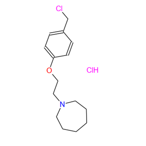 1-(2-(4-(氯甲基)苯氧基)乙基)氮杂环庚烷盐酸盐,4-[2-(1-AZEPANYL)ETHOXY]BENZYL CHLORIDE HCL