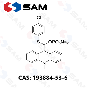 9-（4‘-氯苯硫代磷酰氧亚甲基）-10-甲基-9,10-二氢化吖啶二钠盐,APS-5