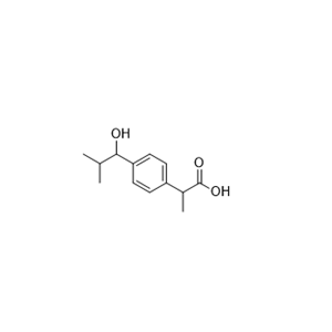 布洛芬杂质L,2-(4-(1-hydroxy-2-methylpropyl)phenyl)propanoic acid