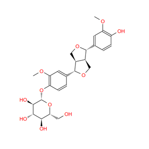 松脂醇-4-O-BETA-D-吡喃葡萄糖苷,(+)-Piresil-4-O-beta-D-glucopyraside