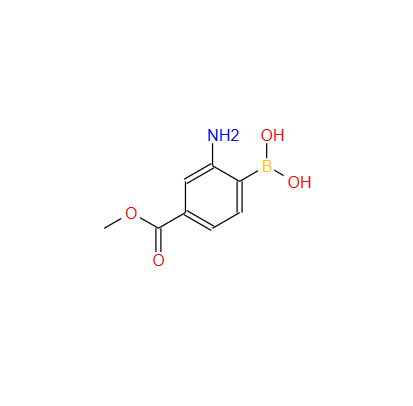 2-氨基-4-甲氧羰基苯基硼酸盐酸盐,(2-AMINO-4-METHOXYCARBONYLPHENYL)BORONIC ACID HYDROCHLORIDE