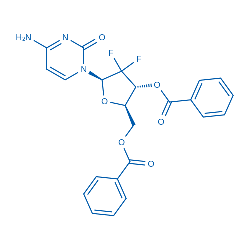 2’,2’-二氟-2’-脱氧胞嘧啶核苷-3',5'-二苯甲酸酯,2',2'-Difluoro-2'-deoxycytidine-3',5'-dibenzoate