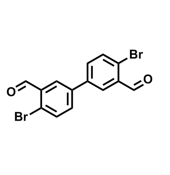 4,4'-dibromo-[1,1'-biphenyl]-3,3'-dicarbaldehyde,4,4'-dibromo-[1,1'-biphenyl]-3,3'-dicarbaldehyde