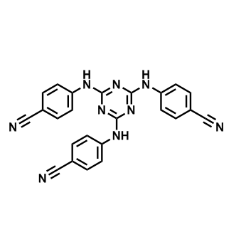 4,4',4''-((1,3,5-Triazine-2,4,6-triyl)tris(azanediyl))tribenzonitrile