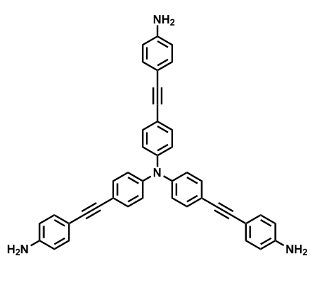 Tris(4-((4-aminophenyl)ethynyl)phenyl)amine