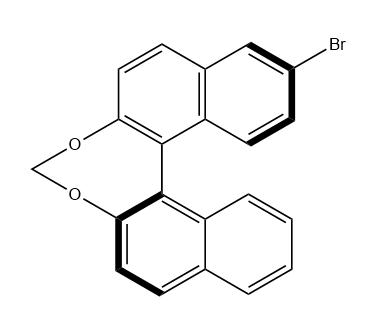 Dinaphtho[2,1-d:1',2'-f][1,3]dioxepin, 9-bromo-, (11bR)-,Dinaphtho[2,1-d:1',2'-f][1,3]dioxepin, 9-bromo-, (11bR)-