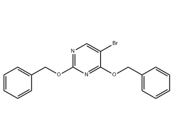 5-溴-2,4-二(苯基甲氧基)-嘧啶,2 , 4-BIS(BENZYLOXY)-5-BROMOPYRIMIDINE