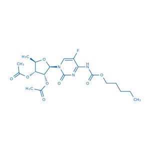 5'-脱氧-5-氟-N-[(戊氧基)羰基]胞苷 2',3'-二乙酸酯 162204-20-8
