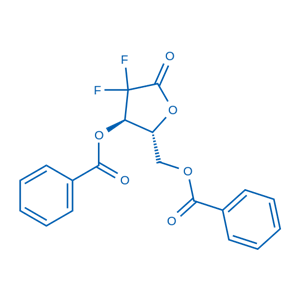 2-脱氧-2,2-二氟戊呋喃糖-1-酮 3,5-二安息香酸盐  122111-01-7