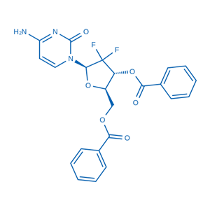 2’,2’-二氟-2’-脱氧胞嘧啶核苷-3',5'-二苯甲酸酯  134790-39-9