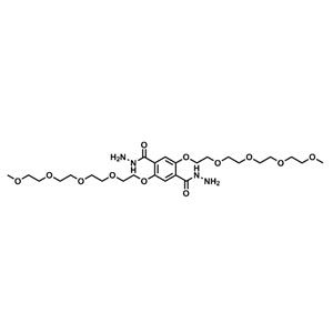 2,5-bis((2,5,8,11-tetraoxatridecan-13-yl)oxy)terephthalohydrazide,2,5-bis((2,5,8,11-tetraoxatridecan-13-yl)oxy)terephthalohydrazide