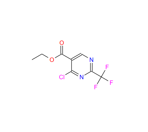 2-三氟甲基-4-氯嘧啶-5-羧酸乙酯,Ethyl 4-chloro-2-(trifluoromethyl)pyrimidine-5-carboxylate