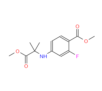 2-氟-4-[(1-甲氧基-2-甲基-1-氧代-2-丙基)氨基]苯甲酸甲酯,Methyl 2-fluoro-4-((1-methoxy-2-methyl-1-oxopropan-2-yl)amino)benzoate