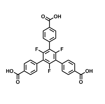 5'-(4-carboxyphenyl)-2',4',6'-trifluoro-[1,1':3',1''-terphenyl]-4,4''-dicarboxylic acid,5'-(4-carboxyphenyl)-2',4',6'-trifluoro-[1,1':3',1''-terphenyl]-4,4''-dicarboxylic acid