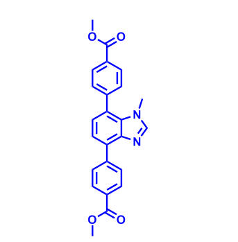 dimethyl 4,4'-(1-methyl-1H-benzo[d]imidazole-4,7-diyl)dibenzoate,dimethyl 4,4'-(1-methyl-1H-benzo[d]imidazole-4,7-diyl)dibenzoate