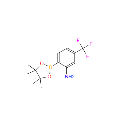 2-氨基-4-三氟甲基苯硼酸频哪醇酯,2-(4,4,5,5-tetramethyl-1,3,2-dioxaborolan-2-yl)-5-(trifluoromethyl)aniline