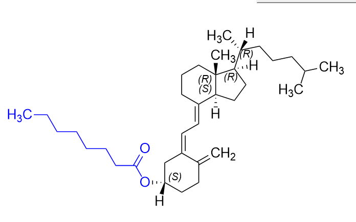 维生素D3杂质10,(S,Z)-3-(2-((1R,3aS,7aR,E)-7a-methyl-1-((R)-6-methylheptan-2-yl)octahydro-4H-inden-4-ylidene)ethylidene)-4-methylenecyclohexyl octanoate