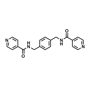 N,N'-(1,4-phenylenebis(methylene))diisonicotinamide,N,N'-(1,4-phenylenebis(methylene))diisonicotinamide