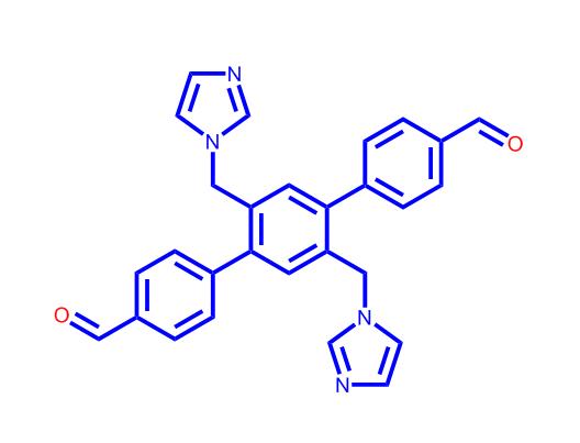 2',5'-双((1H-咪唑-1-基)甲基)-[1,1':4',1''-三联苯]-4,4''-二甲醛,2',5'-Bis((1H-imidazol-1-yl)methyl)-[1,1':4',1''-terphenyl]-4,4''-dicarbaldehyde