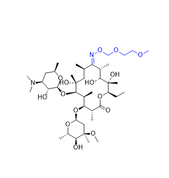 罗红霉素杂质03,erythromycin 9-(Z)-[O-[(2-methoxyethoxy)methyl]- oxime]