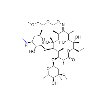 罗红霉素杂质05,3′-N-demethylerythromycin 9-(E)-[O-[(2- methoxyethoxy)methyl]oxime]