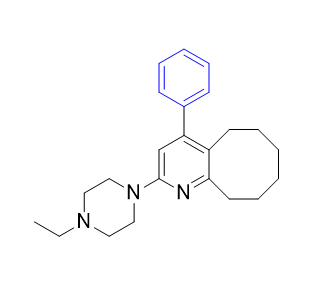 布南色林杂质03,2-(4-ethylpiperazin-1-yl)-4-phenyl-5,6,7,8,9,10-hexahydrocycloocta[b]pyridine