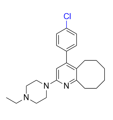 布南色林杂质04,4-(4-chlorophenyl)-2-(4-ethylpiperazin-1-yl)-5,6,7,8,9,10-hexahydrocycloocta[b]pyridine