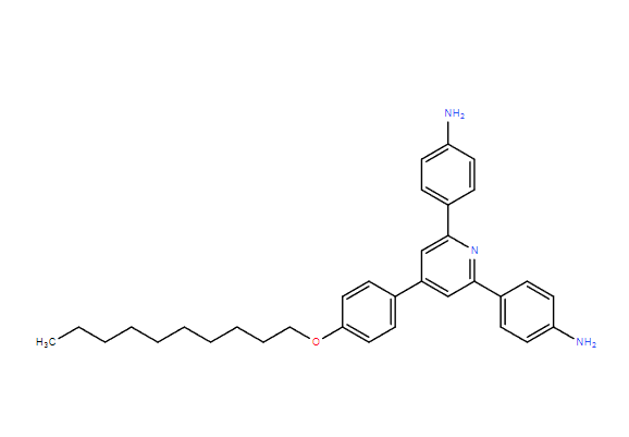 4,4'-(4-(4-(癸氧基)苯基)吡啶-2,6-二基)二苯胺,4,4'-(4-(4-(decyloxy)phenyl)pyridine-2,6-diyl)dianiline