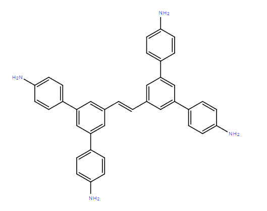 (E)-5',5''''-(乙烯-1,2-二基)雙(([1,1':3',1''-三聯(lián)苯]-4,4''-二胺)),(E)-5',5''''-(ethene-1,2-diyl)bis(([1,1':3',1''-terphenyl]-4,4''-diamine))