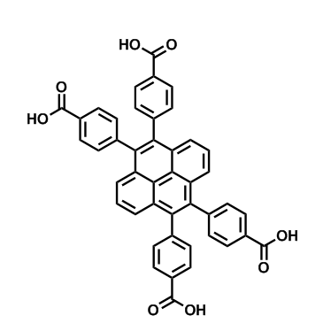 4,4',4'',4'''-(pyrene-4,5,9,10-tetrayl)tetrabenzoic acid,4,4',4'',4'''-(pyrene-4,5,9,10-tetrayl)tetrabenzoic acid