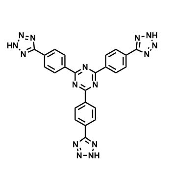 1,3,5-Triazine, 2,4,6-tris[4-(2H-tetrazol-5-yl)phenyl]-,1,3,5-Triazine, 2,4,6-tris[4-(2H-tetrazol-5-yl)phenyl]-