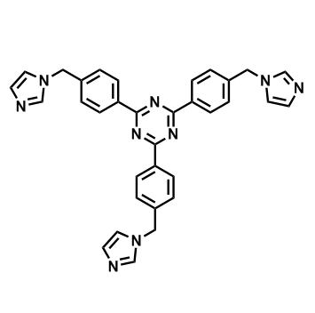 1,3,5-Triazine, 2,4,6-tris[4-(1H-imidazol-1-ylmethyl)phenyl]-,1,3,5-Triazine, 2,4,6-tris[4-(1H-imidazol-1-ylmethyl)phenyl]-