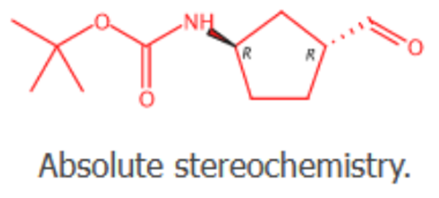 Carbamic acid, N-[(1R,3R)-3-formylcyclopentyl]- 1,1-dimethylethyl ester,Carbamic acid, N-[(1R,3R)-3-formylcyclopentyl]- 1,1-dimethylethyl ester