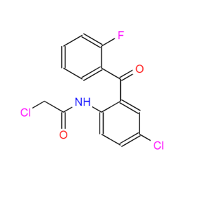 2836-40-0 2-氯-N-[4-氯-2-(2-氟苯甲酰)苯基]乙酰胺