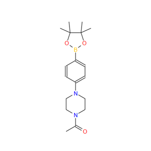 4-(4-乙酰基-1-哌嗪基)苯硼酸频哪醇酯；1218791-38-8