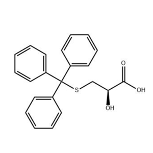 (R)-2-羟基-3-三苯基甲基硫烷基-丙酸
