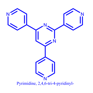 Pyrimidine, 2,4,6-tri-4-pyridinyl-
