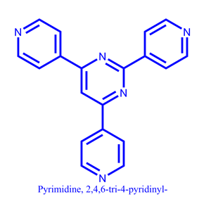 Pyrimidine, 2,4,6-tri-4-pyridinyl-,Pyrimidine, 2,4,6-tri-4-pyridinyl-