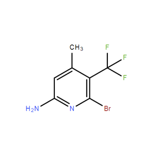 6-溴-4-甲基-5-(三氟甲基)吡啶-2-胺,6-Bromo-4-methyl-5-(trifluoromethyl)pyridin-2-amine