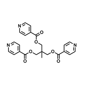 2-((isonicotinoyloxy)methyl)-2-methylpropane-1,3-diyl diisonicotinate,2-((isonicotinoyloxy)methyl)-2-methylpropane-1,3-diyl diisonicotinate