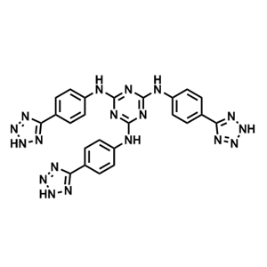 N2,N4,N6-tris(4-(2H-tetrazol-5-yl)phenyl)-1,3,5-triazine-2,4,6-triamine,N2,N4,N6-tris(4-(2H-tetrazol-5-yl)phenyl)-1,3,5-triazine-2,4,6-triamine