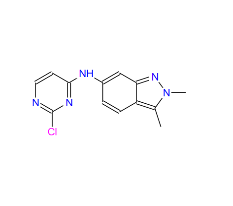 N-(2-氯嘧啶-4-基)-2,3-二甲基-2H-吲唑-6-胺,N-(2-chloropyriMidin-4-yl)-2,3-diMethyl-2H- indazol-6-aMine